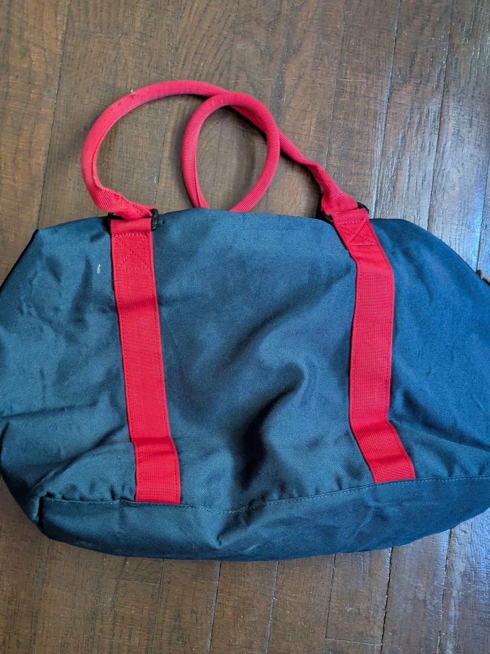 Herschel Supply Company Black Weekend Tote with Red Straps